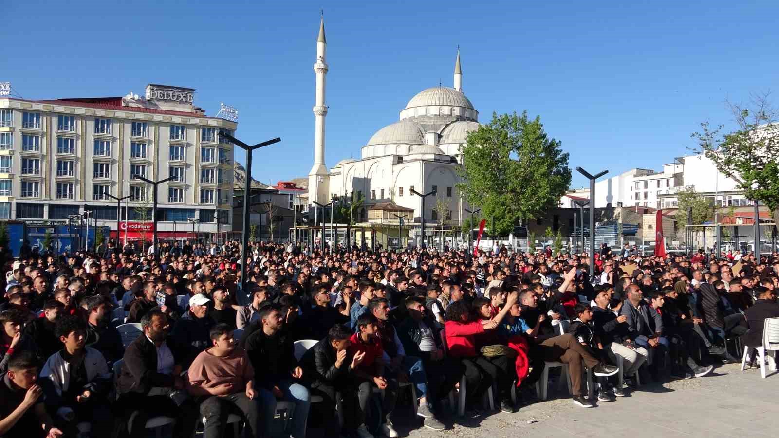Vanspor taraftarının galibiyet coşkusu