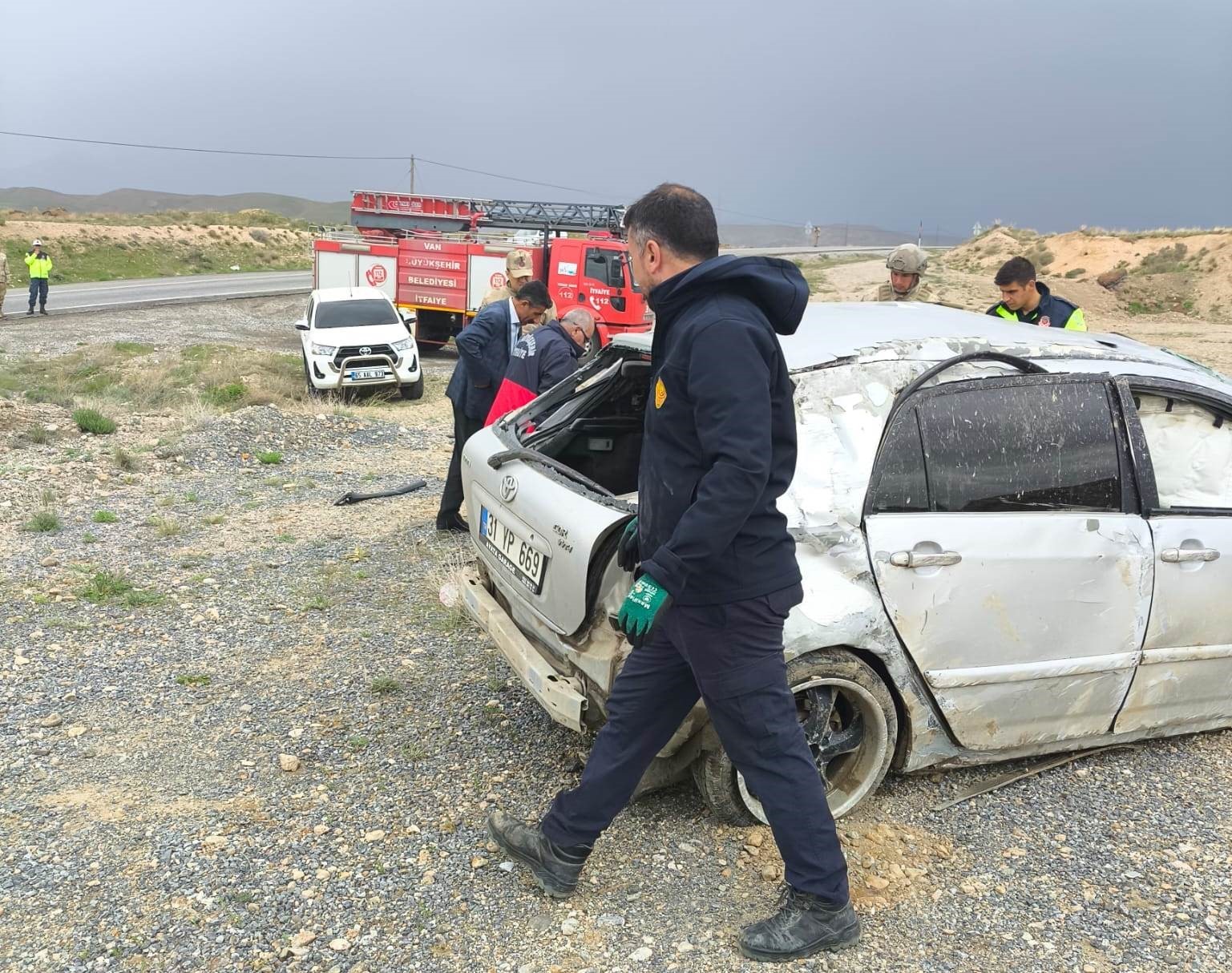 Van’da trafik kazası: 1 yaralı