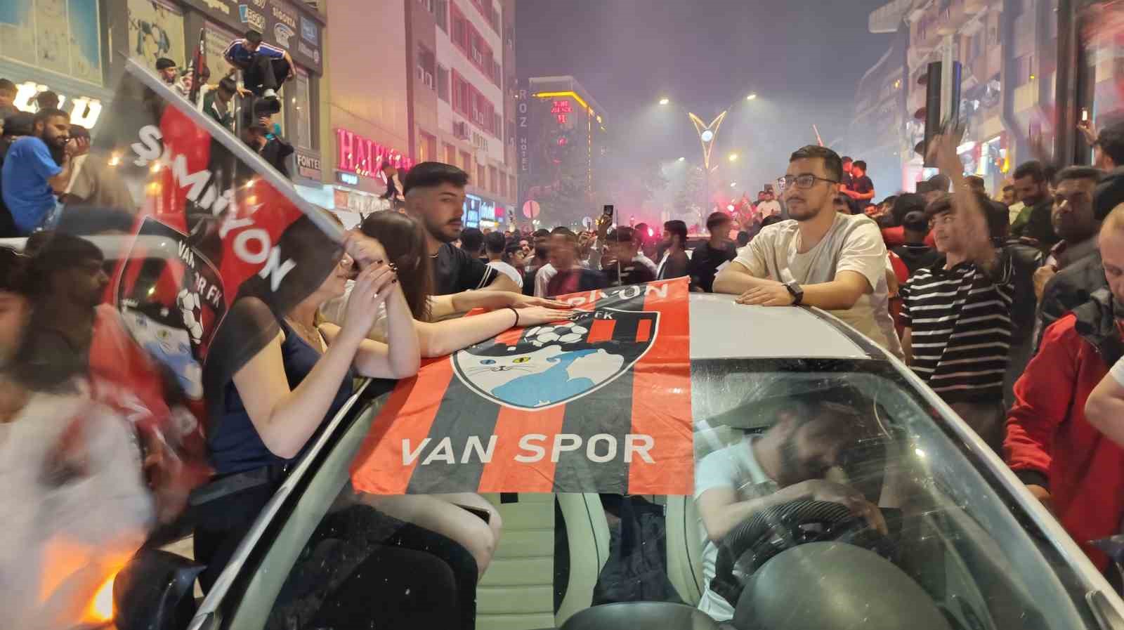 Van’da şampiyonluk coşkusu