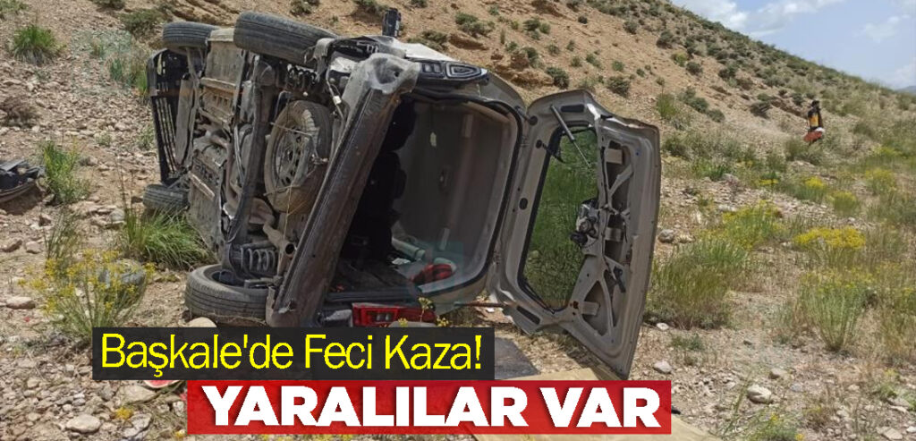 Başkale'de Feci Kaza! Yaralılar Var
