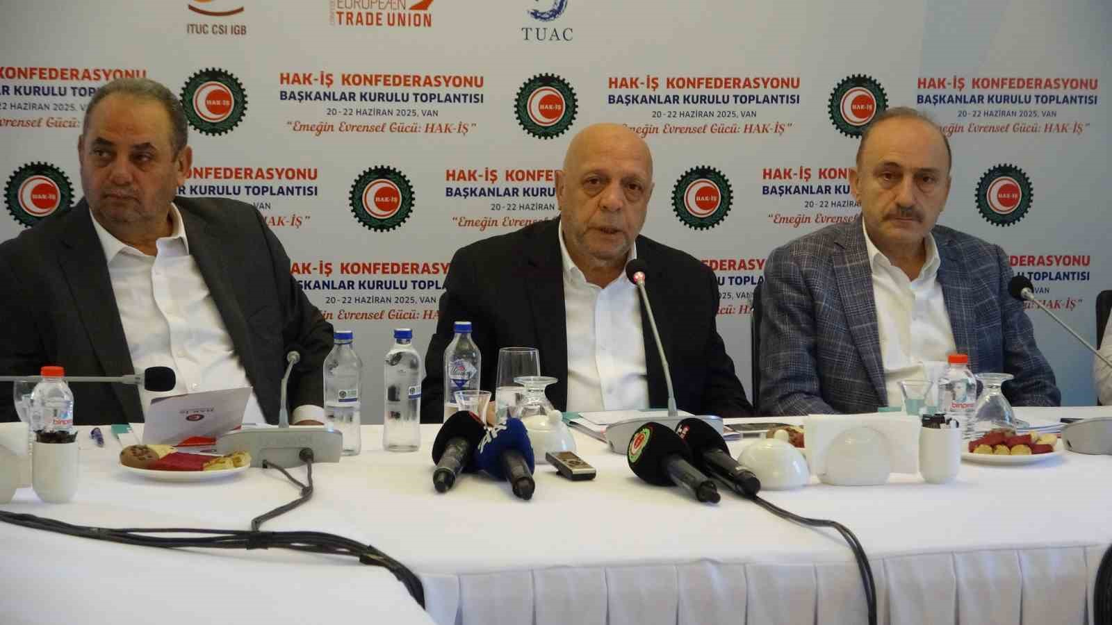 HAK-İŞ Başkanlar Kurulu Van’da toplandı