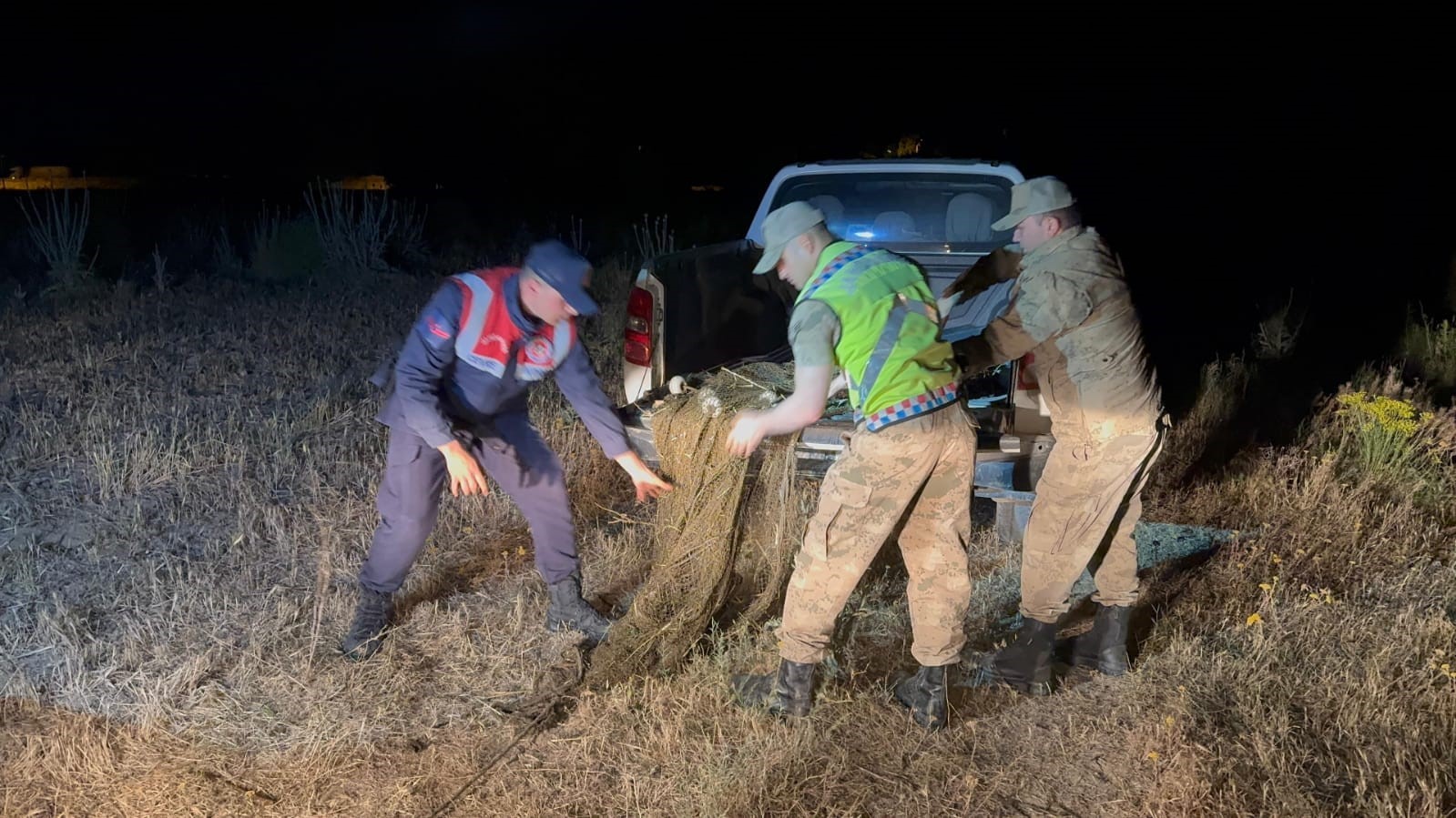 Van’da 1,5 ton inci kefali ele geçirildi