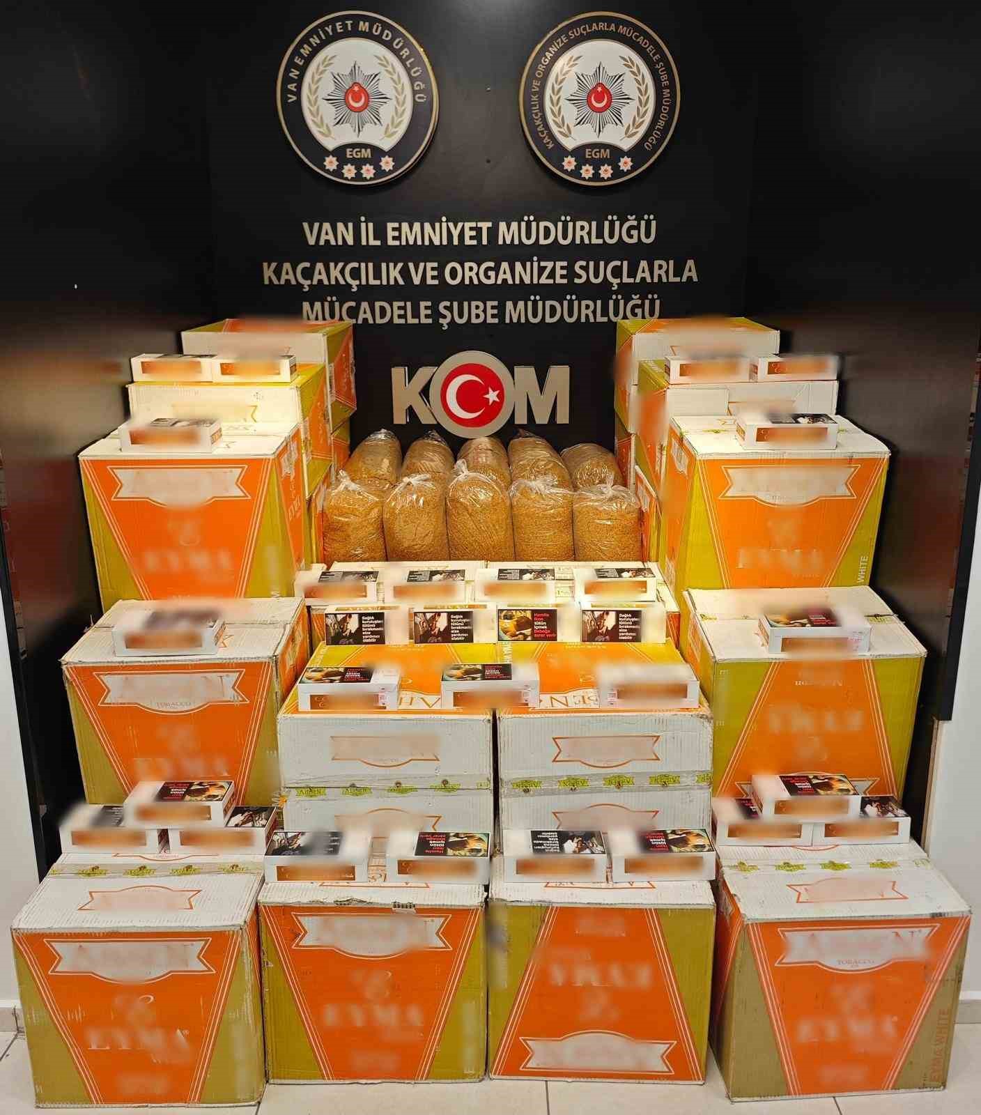 Van’da gümrük kaçakçılığı operasyonu