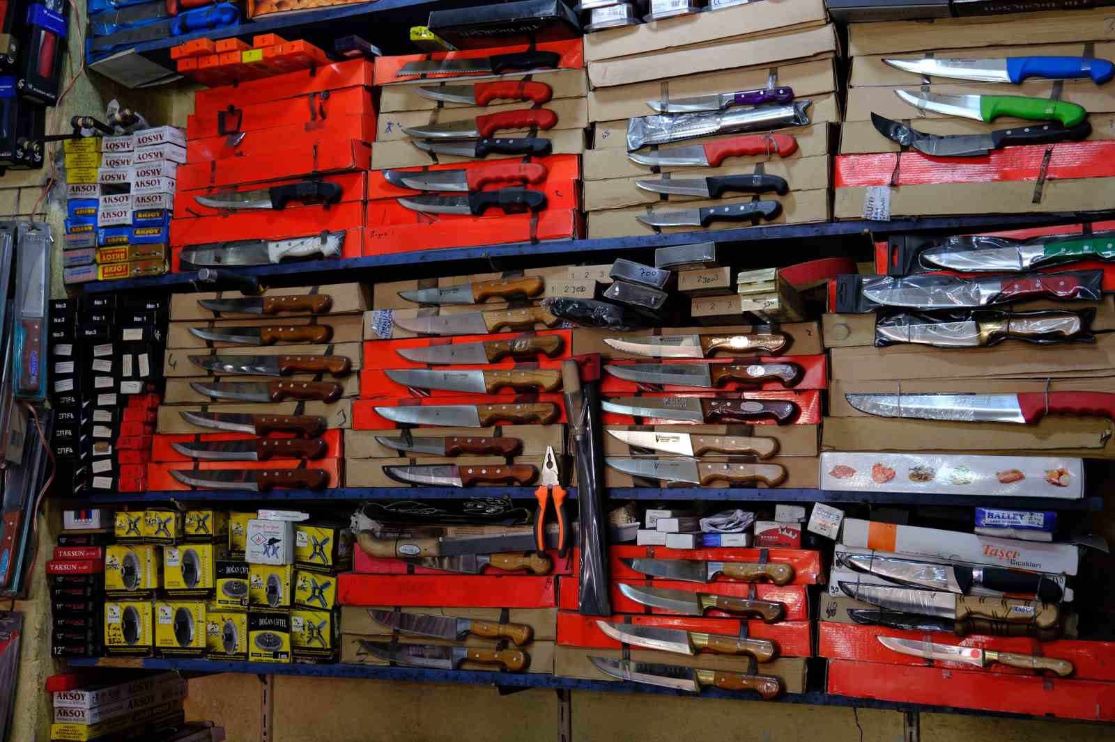 Kurban Bayramı öncesi bıçakçılarda yoğunluk arttı