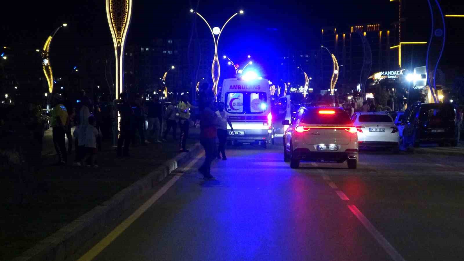 Malatya’da asker konvoyu ortalığı karıştırdı