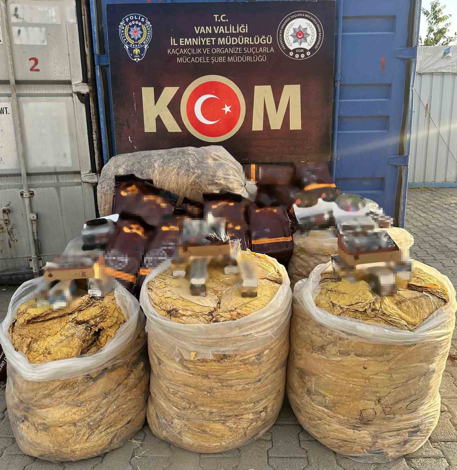 Van’da gümrük kaçakçılığı operasyonu