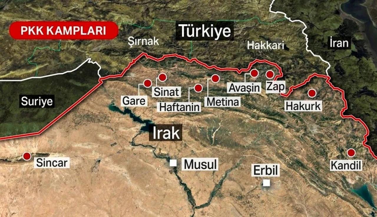 Gözler şimdi PKK'nın büyük kamplarına çevrildi! Kandil, Sincar, Mahmur...