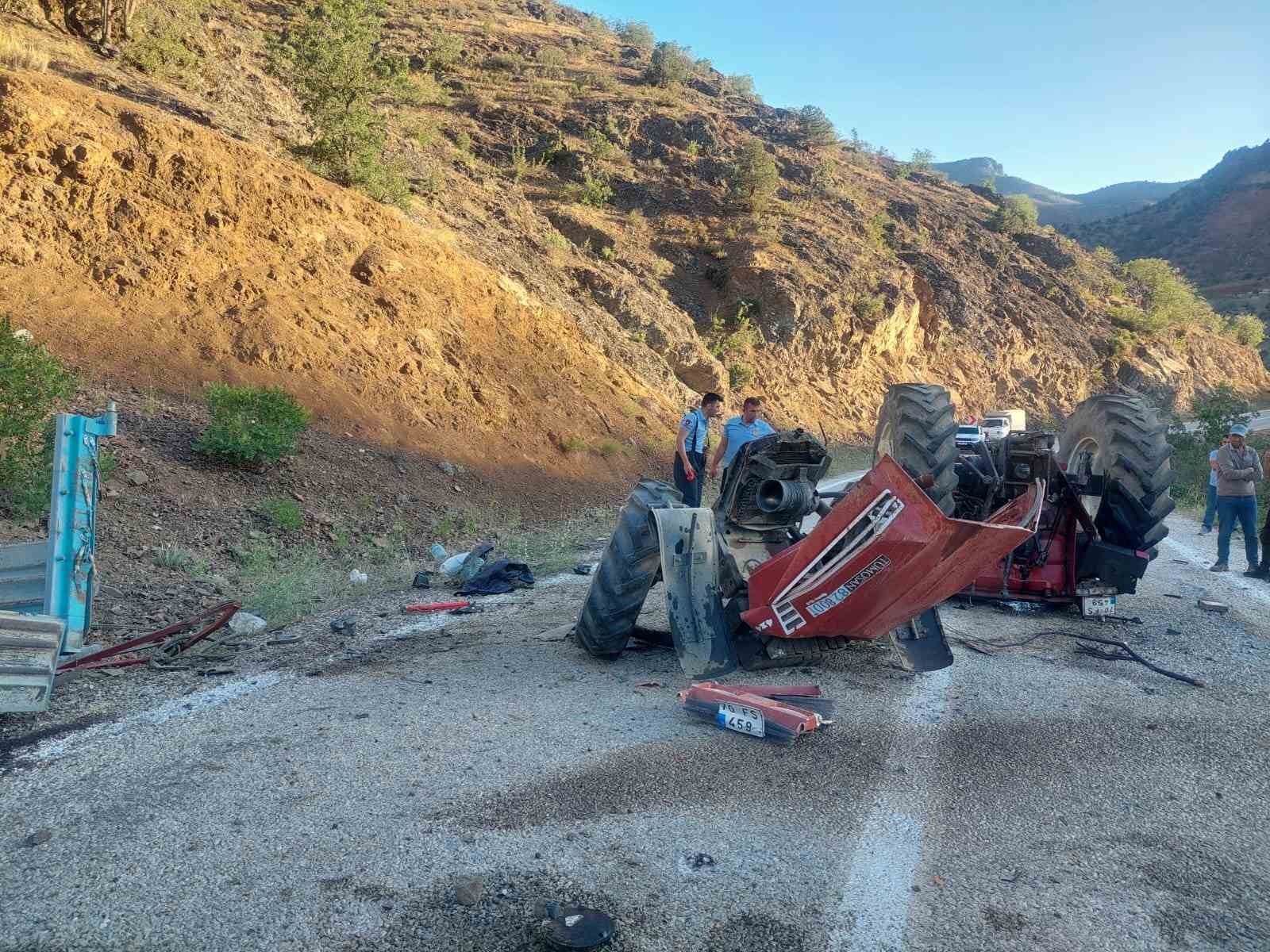 Karaman’da traktör devrildi: 1 ölü