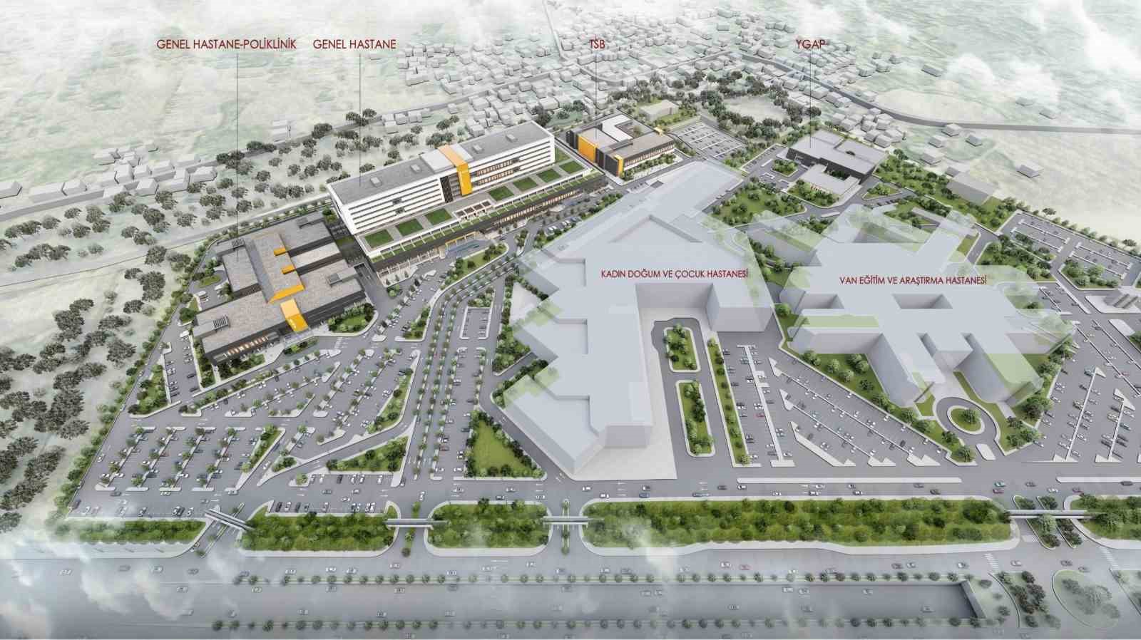 Van Şehir Hastanesi için ilk kazma vuruldu