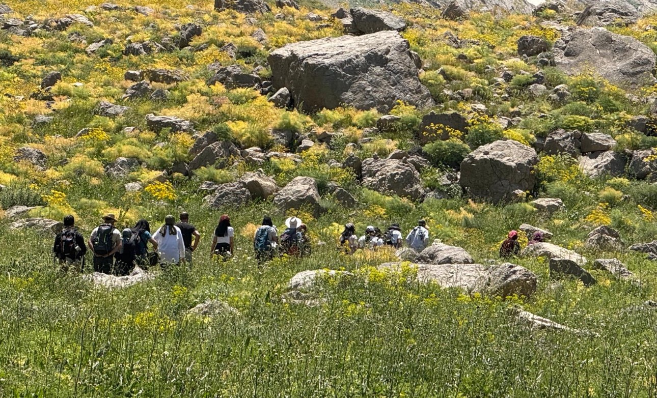 40 kişilik grup Cennet-Cehennem Vadisi’nde doğa yürüyüşü gerçekleştirdi