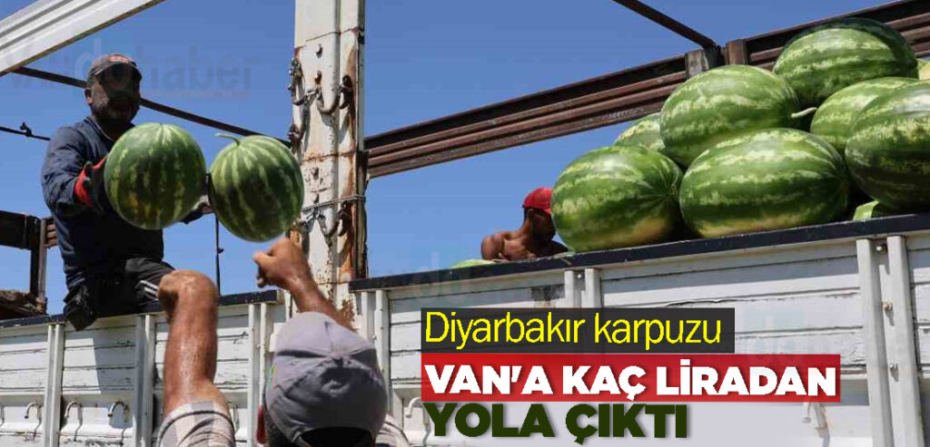 Diyarbakır karpuzu Van'a Kaç Liradan yola çıktı