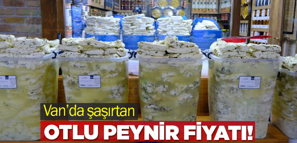 Van’da şaşırtan Otlu Peynir fiyatı!
