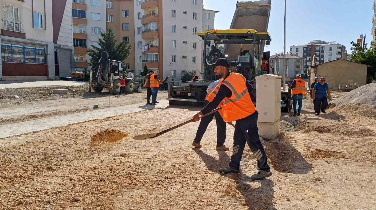 Terzioğlu caddesindeki çalışmalarda sona doğru