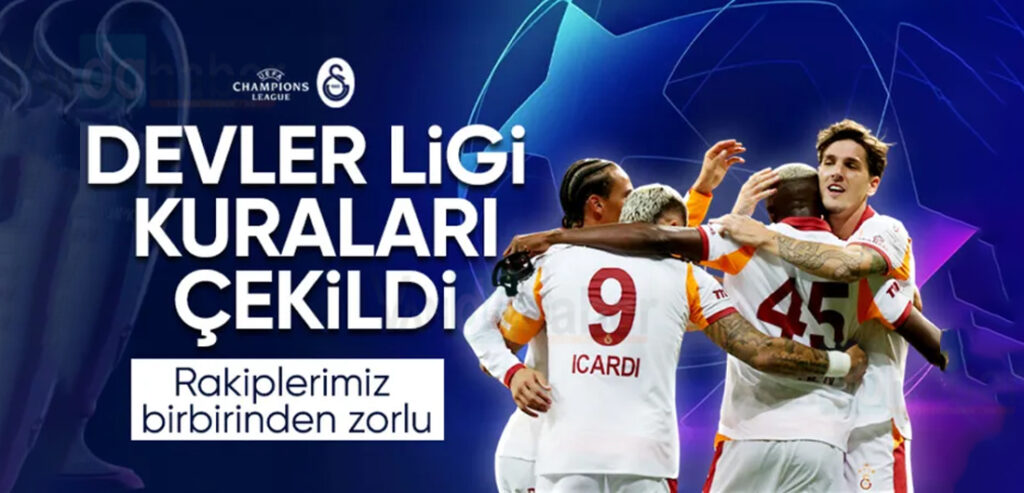 UEFA Şampiyonlar Ligi'nde Galatasaray'ın rakipleri belli oldu