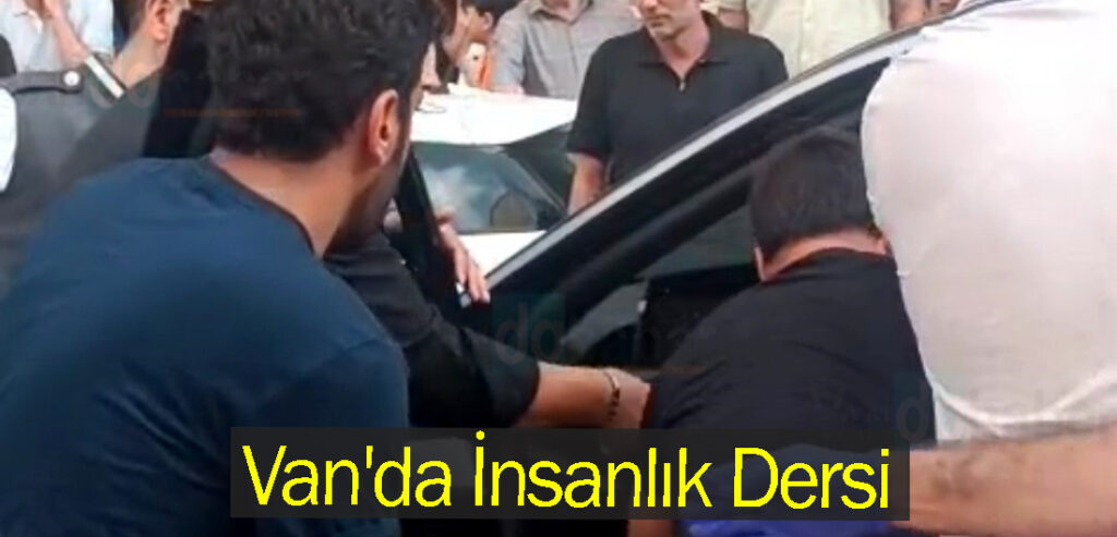 Van'da İnsanlık Dersi: Bayılan Sürücüye Hızır Gibi Yetiştiler