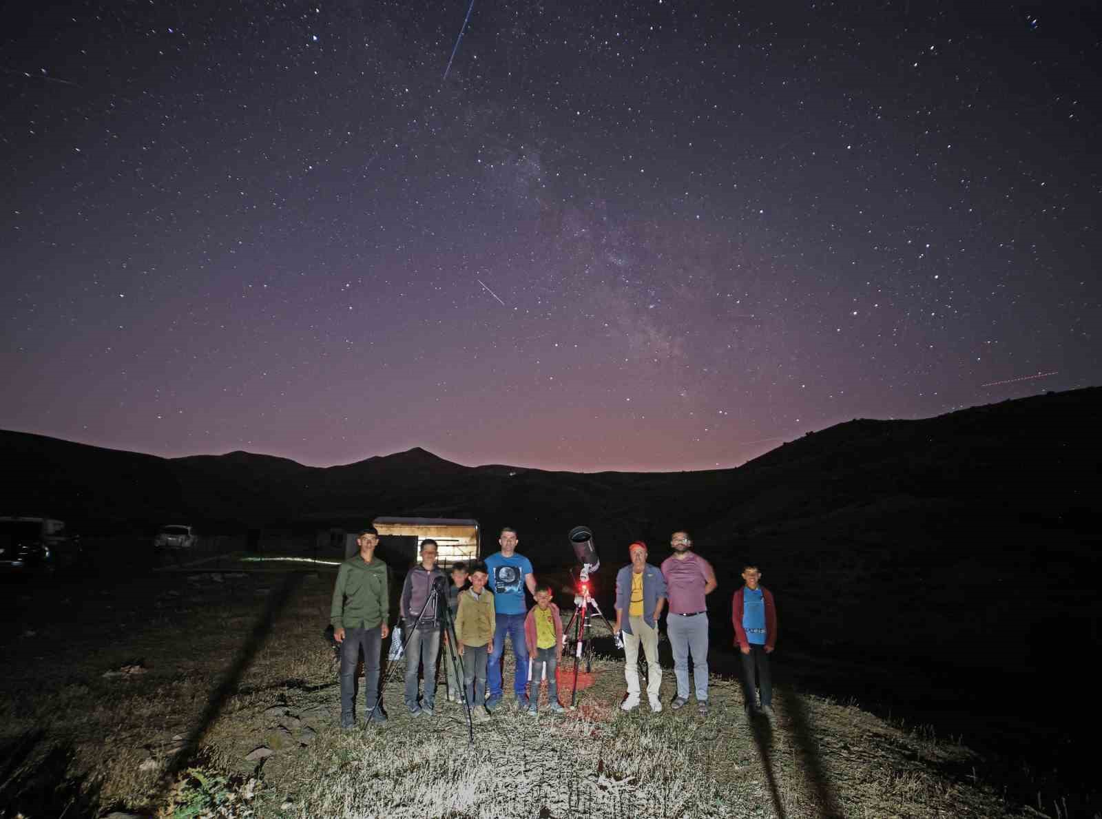Van Gölü ve Bitlis yaylalarında meteor yağmuru nöbeti