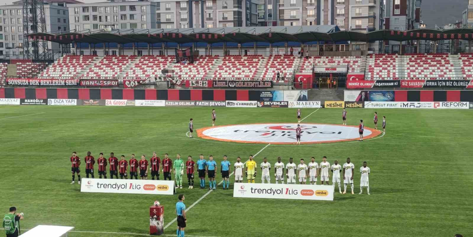 Trendyol 1. Lig: Vanspor FK: 1 - Esenler Erokspor: 0
