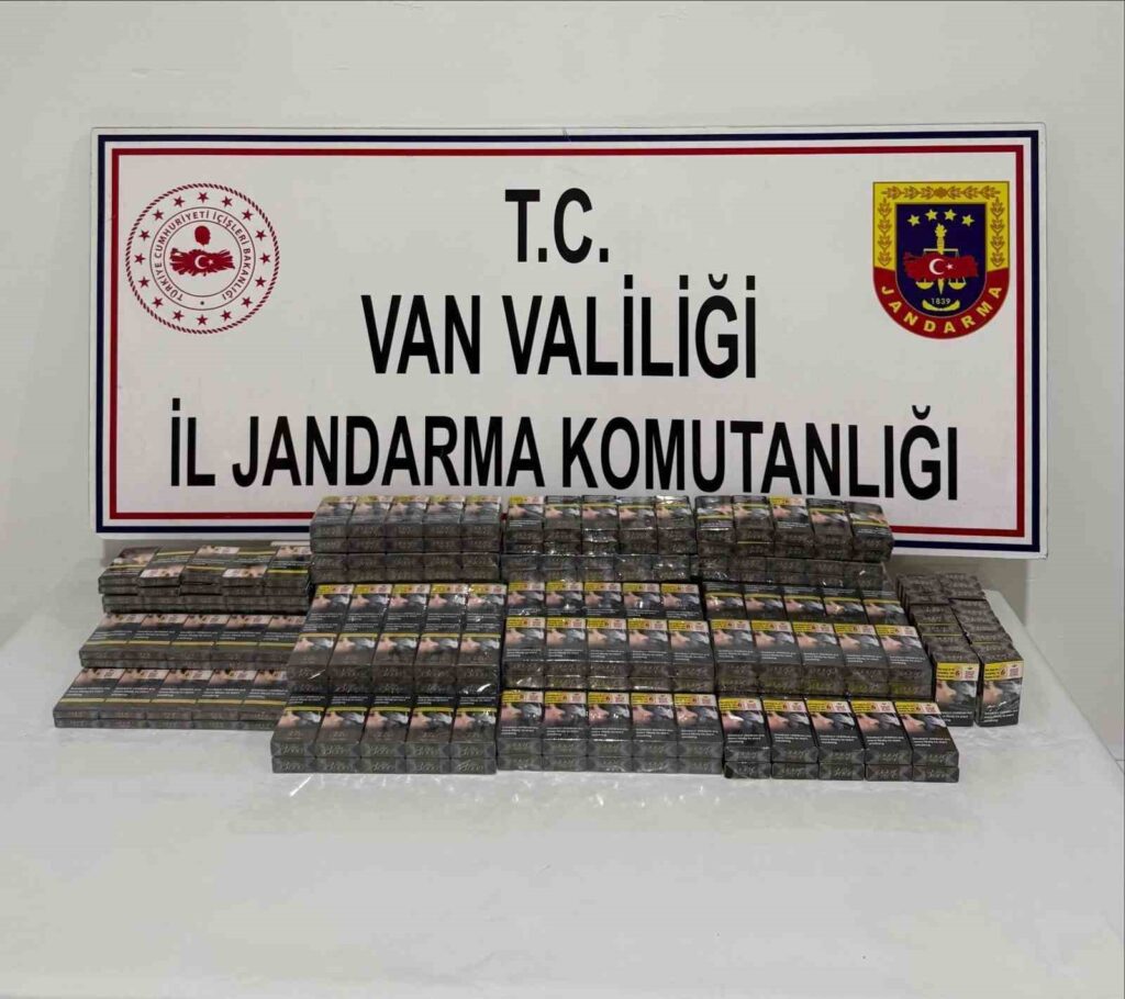Van’da kaçak sigara ele geçirildi
