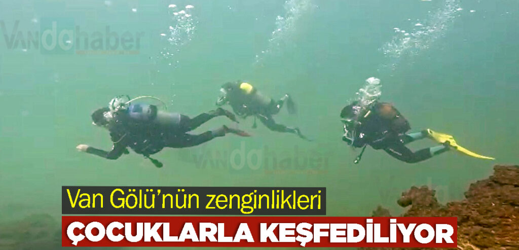 Van Gölü’nün zenginlikleri çocuklarla keşfediliyor