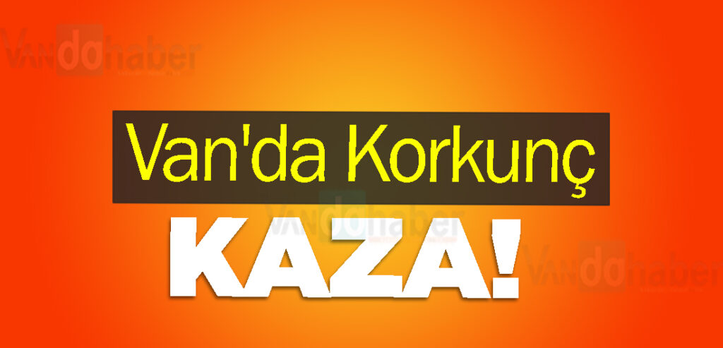 Van'da Korkunç Kaza! Otomobil su kanala uçtu