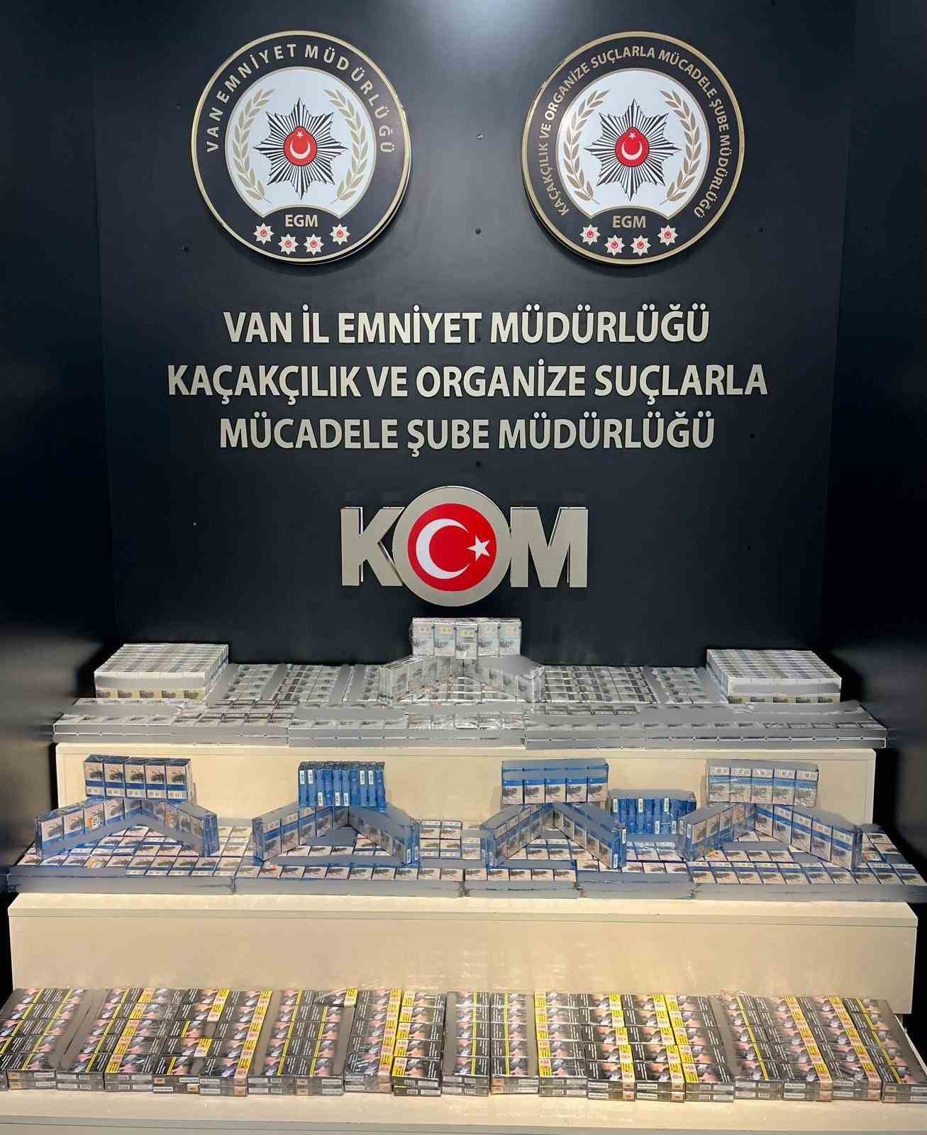 Van’da gümrük kaçakçılığı operasyonu